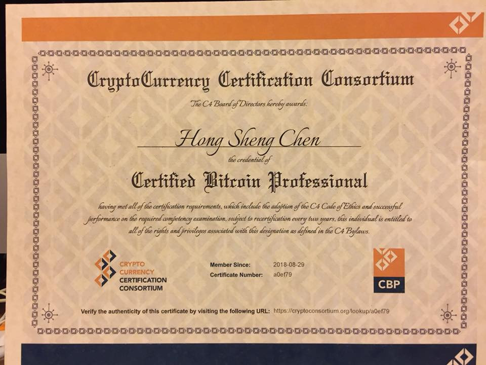 4c bitcoin certified professional