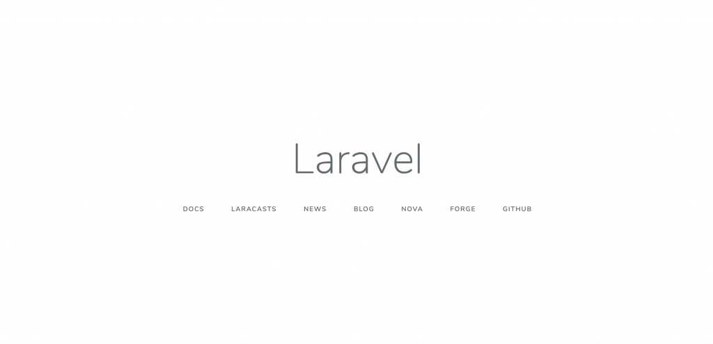 laravel安裝成功首頁