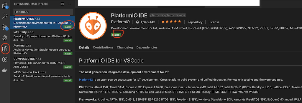 PlatformIO VSCode