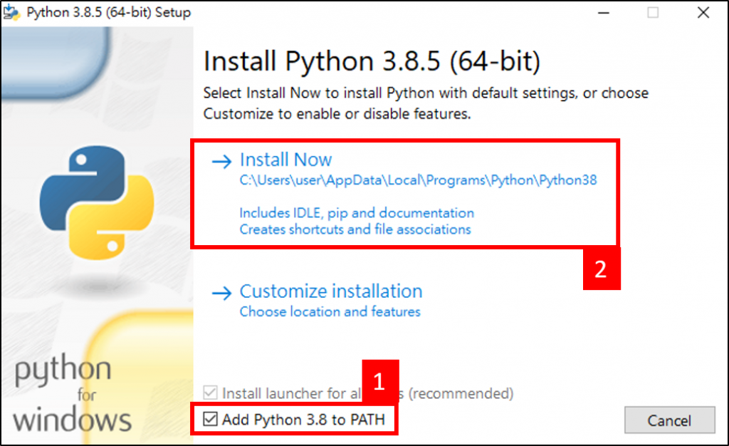 Add Python to PATH