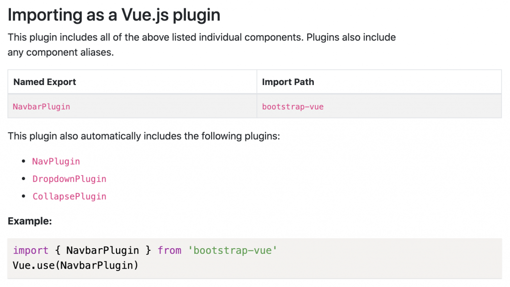 Importing as a Vue.js plugin