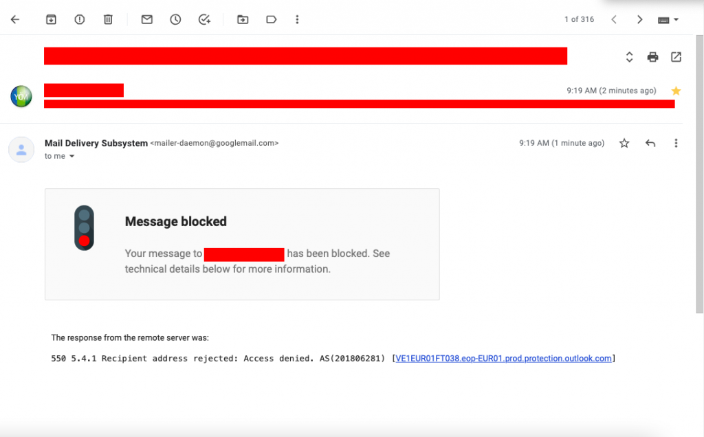 gmail message blocked問題 - iT 邦幫忙::一起幫忙解決難題，拯救 IT 人的一天