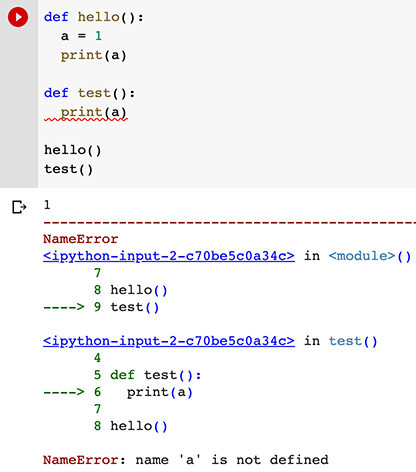 Python 教學 - 全域變數、區域變數 - 互相呼叫對方的變數