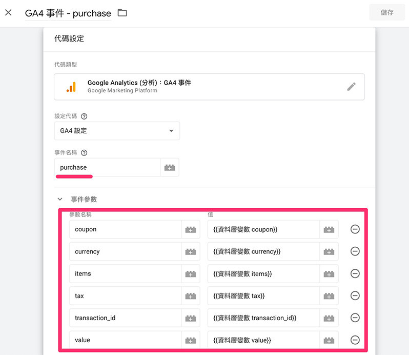 GA4 ( Google Analytics 4 ) 教學 - 電子商務事件 - GA4 事件代碼