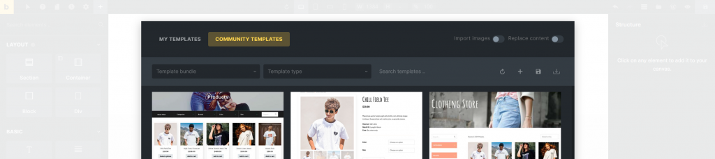 Bricks Builder Design Homepage layout