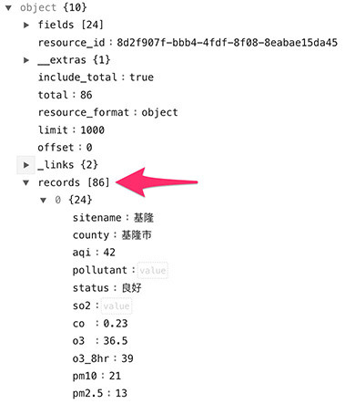 Python 教學 - 爬取空氣品質指標 ( AQI ) - 開啟 API 後