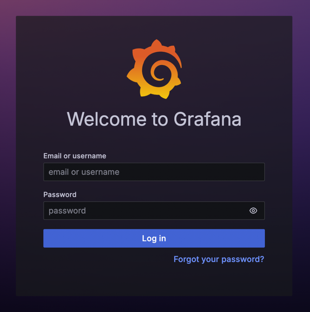 Grafana Login