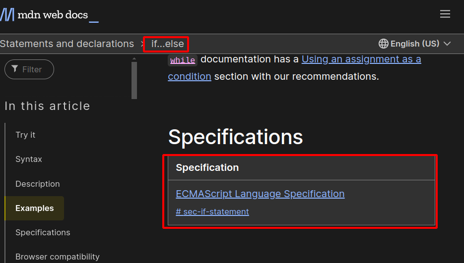 ECMAScript Language Specificationr