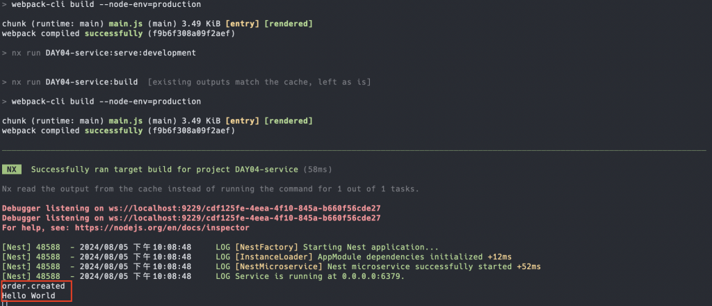 NestJS Redis Transporter Test Context Result