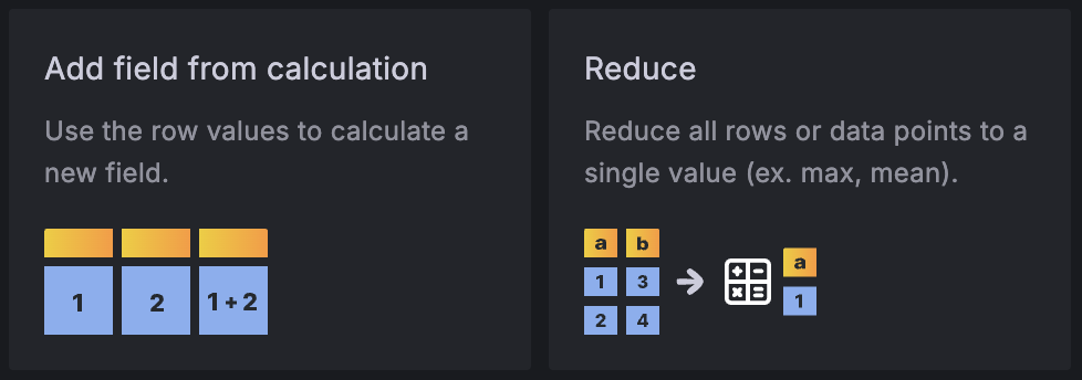 Calculate new fields