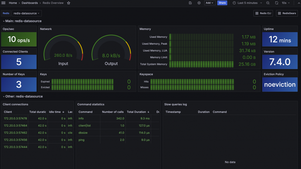 Redis Server Info