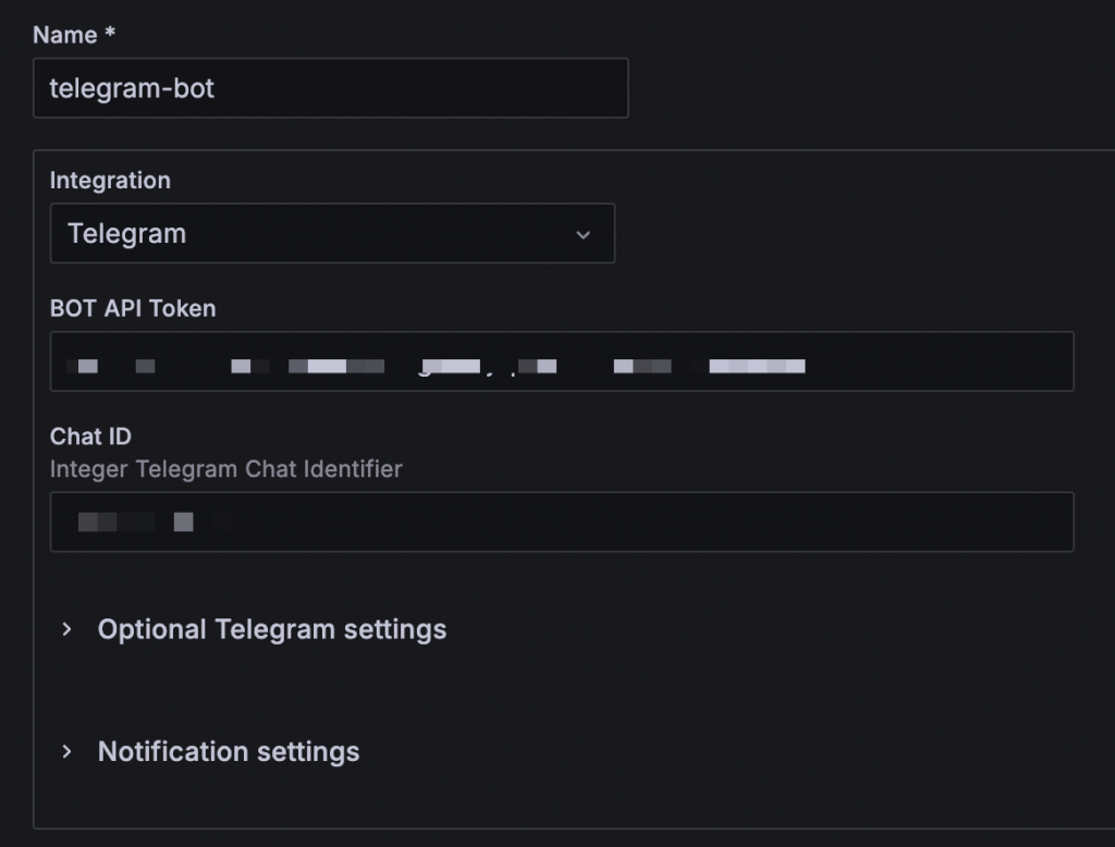 TG Config