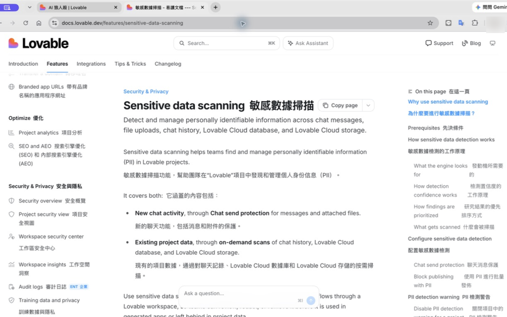 Lovable 自訂網域官方文件