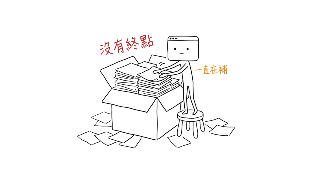 我一直往同一個紙箱裡塞,而它從來沒有蓋子