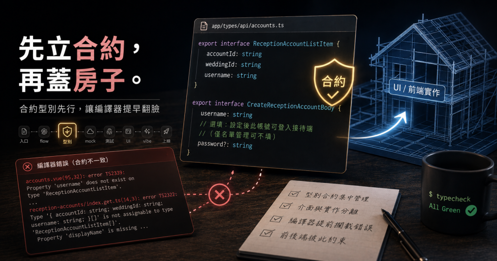 Day 10 先立合約，再蓋房子
