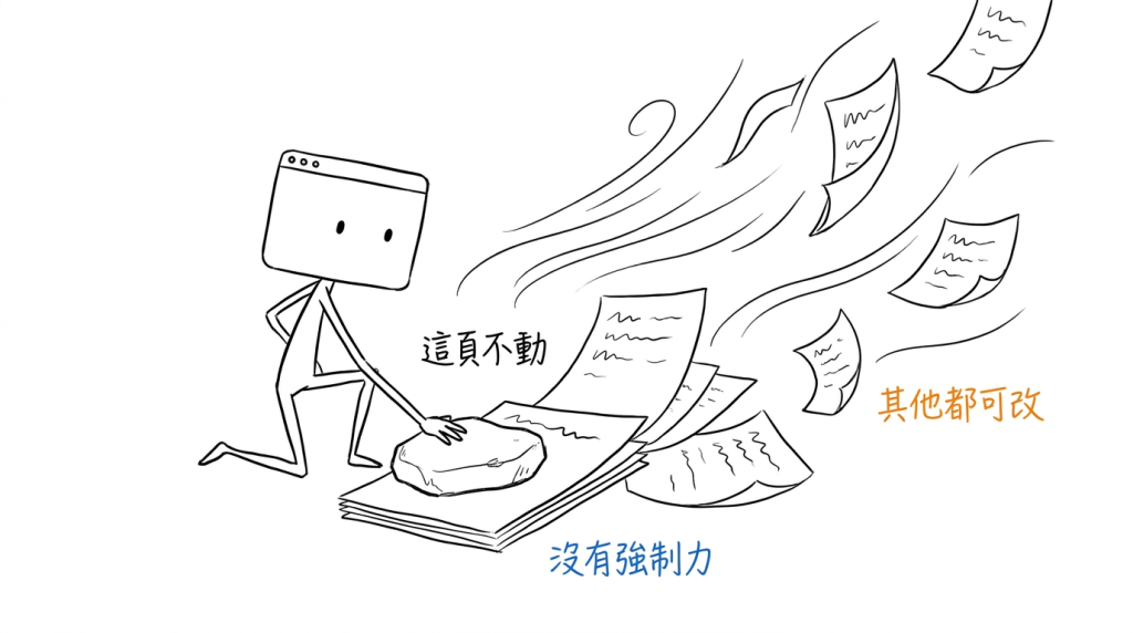 每一輪從零開始的風把紙全掀起來,我只伸手按住其中一頁。