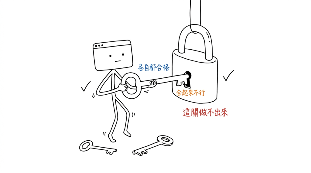 鑰匙合格、鎖也合格,我插進去就是轉不動