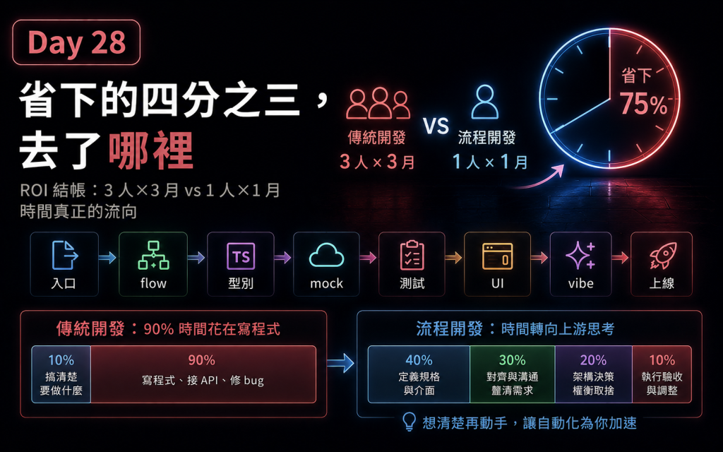 Day 28 省下的四分之三，去了哪裡