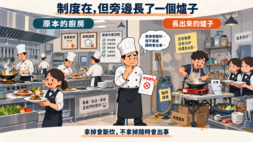 長出來的爐子