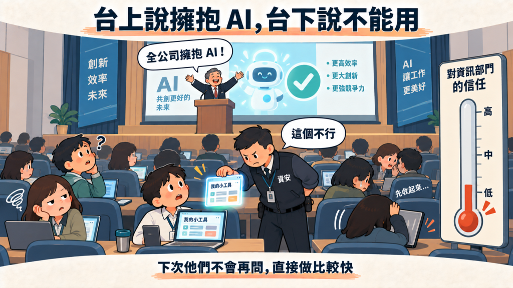 台上說一套 下面做一套