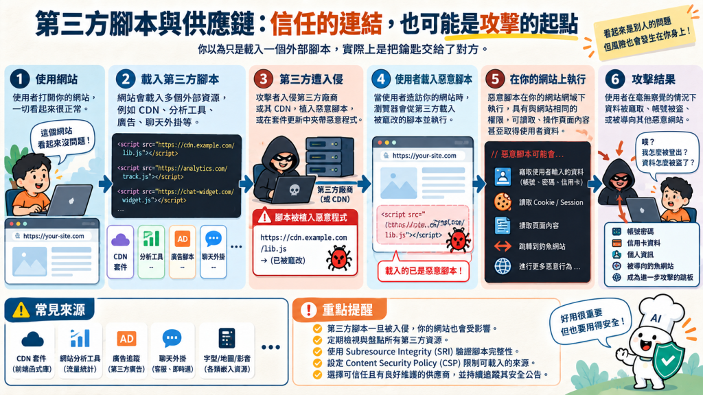 第三方腳本與供應鏈