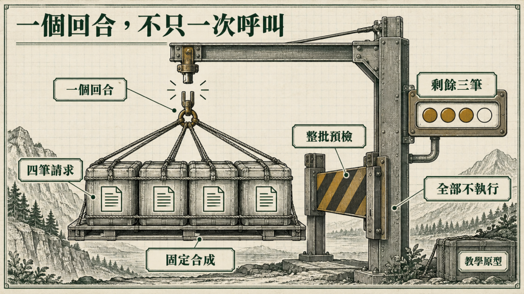 一個回合不只一次呼叫
