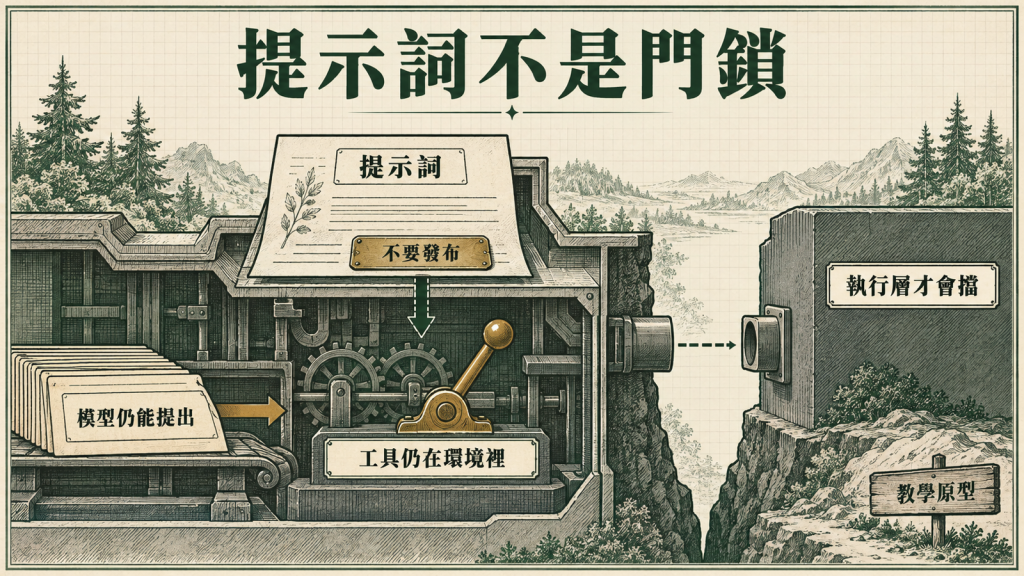 提示詞不是門鎖