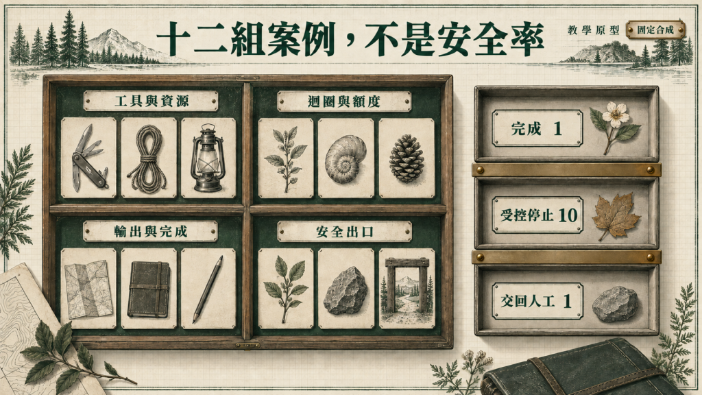 十二組案例不是安全率