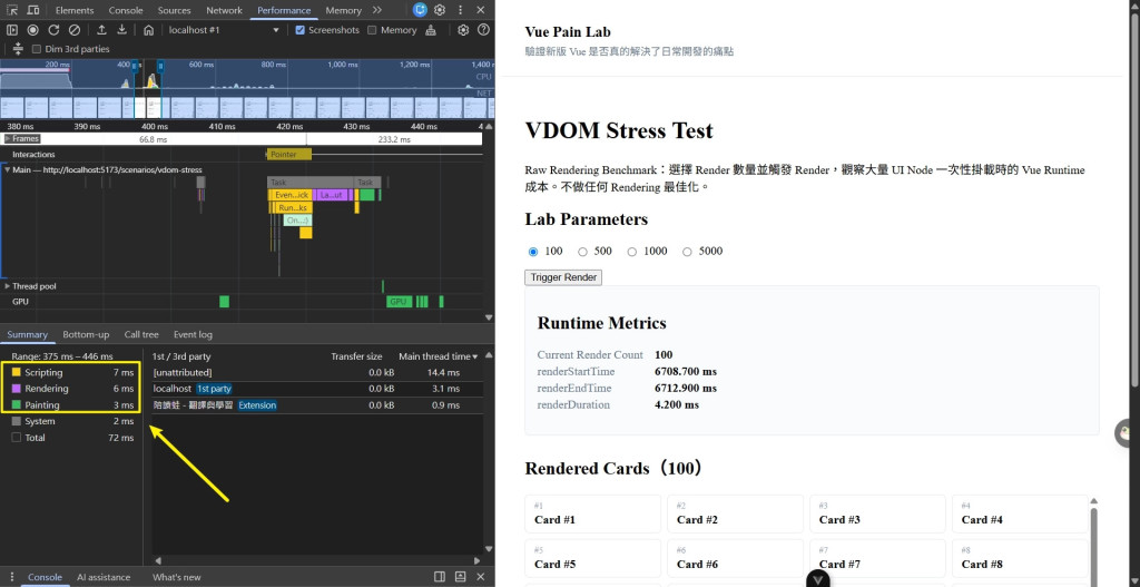 Chrome Performance Trace