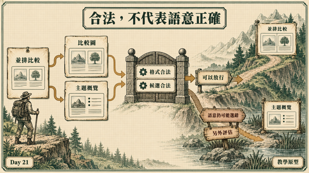 路由合法仍不代表語意正確