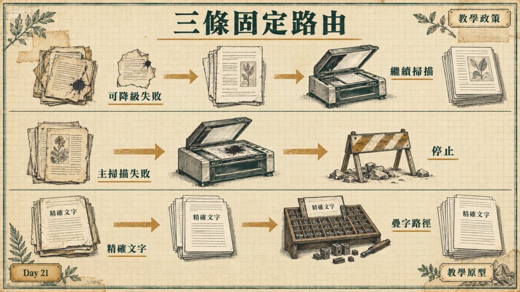 三個可以用固定規則處理的路由例子