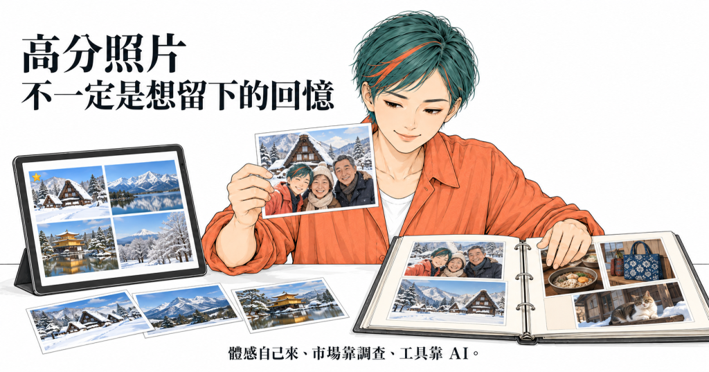 高分照片不一定是想留下的回憶