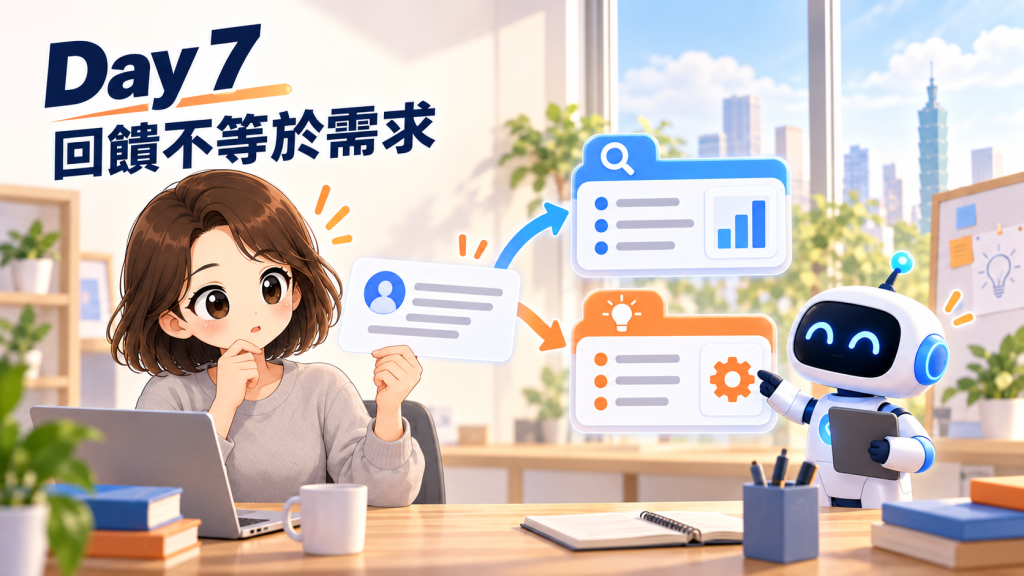 Day 7 封面：拆解回饋聚焦核心問題