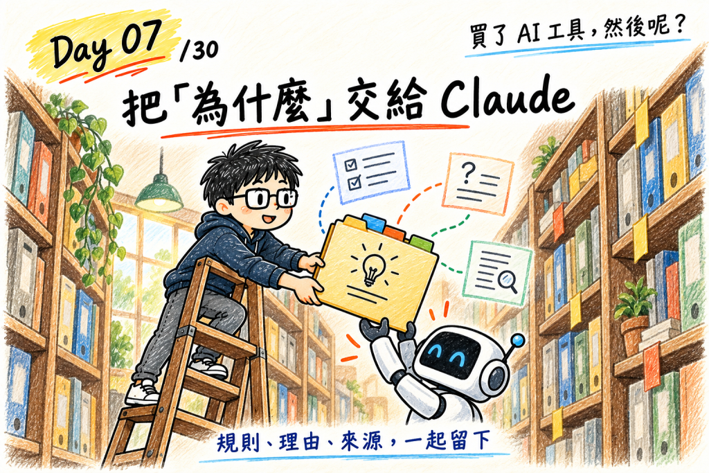 規則、理由、來源，一起留下
