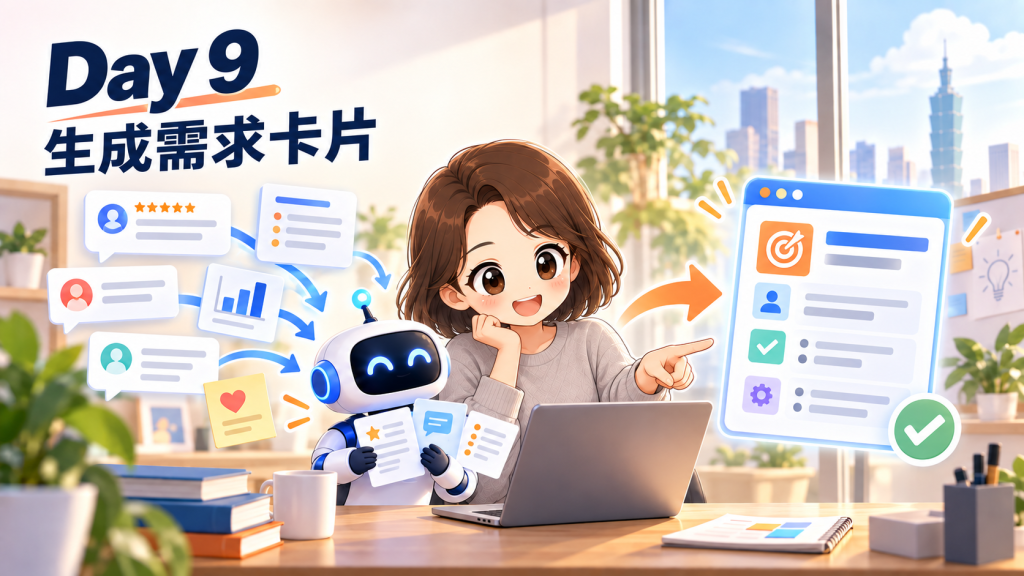 Day 9 封面:生成需求卡片