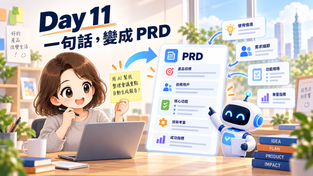 一句話變成 PRD