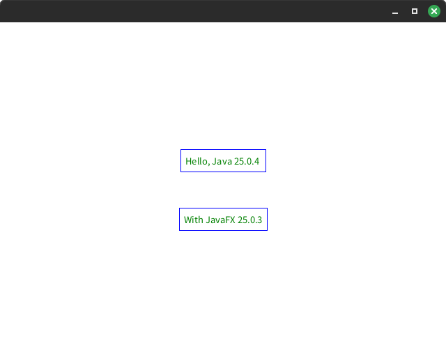 HelloFX 執行畫面(簡單 User Agent Style 版本)