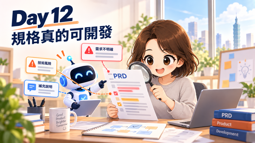 Day 12 封面：規格真的可開發