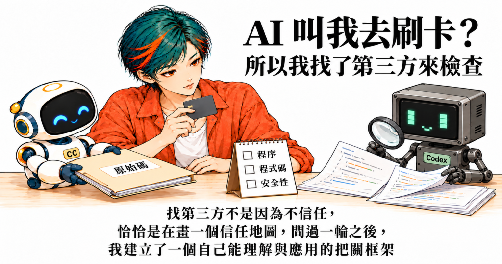 AI 叫我去刷卡？所以我找了第三方來檢查