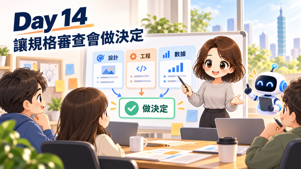 讓規格審查會做決定