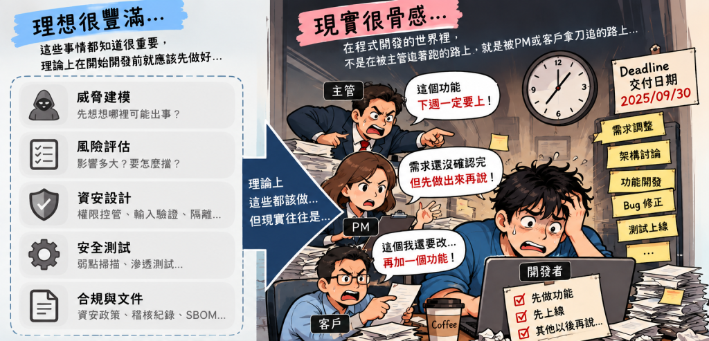 理想很豐滿，現實很骨感