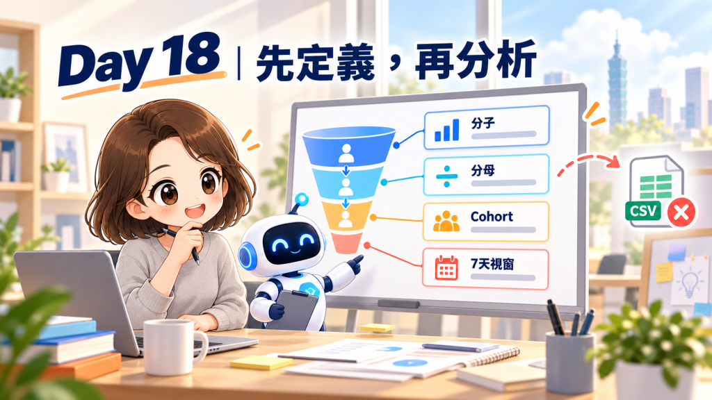 Day 18 封面:先定義,再分析
