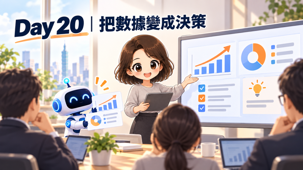 Day 20 封面：把數據變成決策