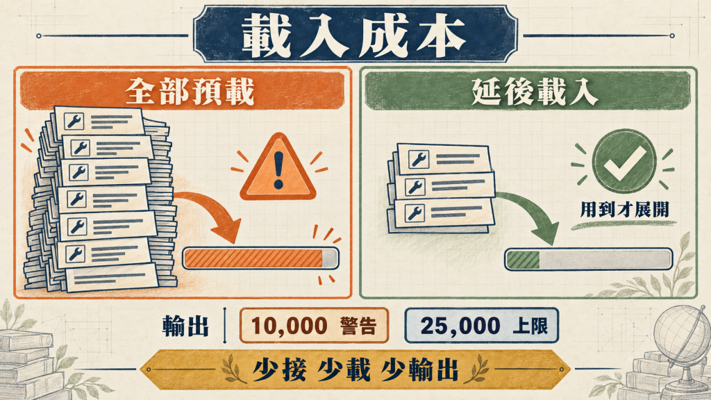預先載入與延後載入的 context 差異