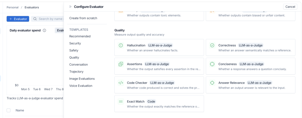 LangSmith 新增 Evaluator 的入口