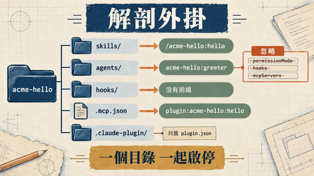 plugin 的目錄結構與命名空間轉換
