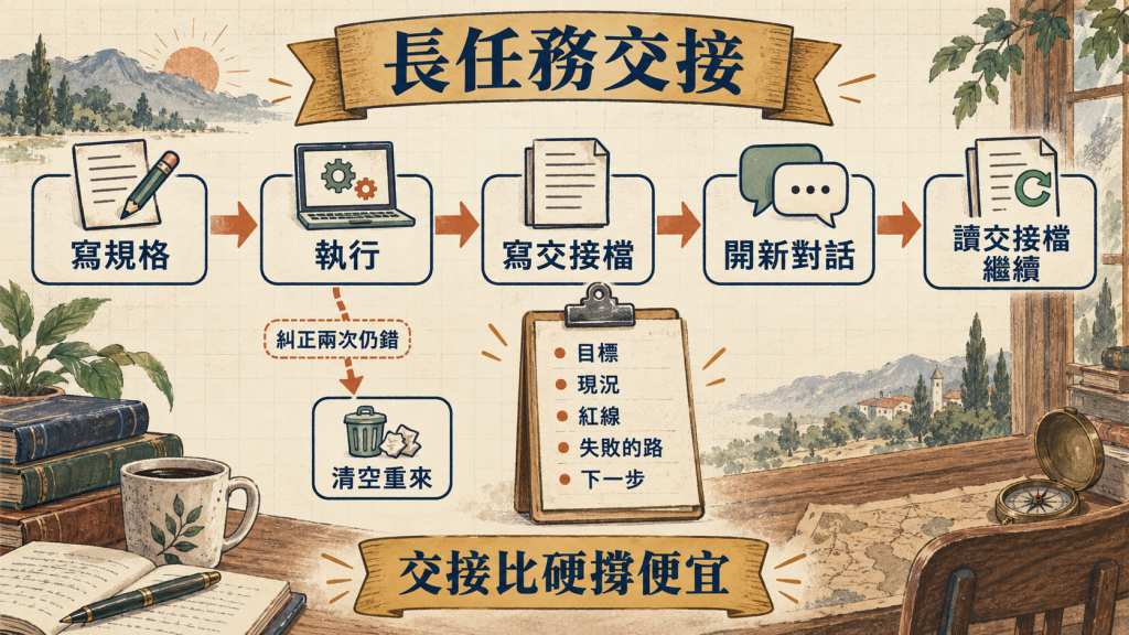 長任務的交接流程