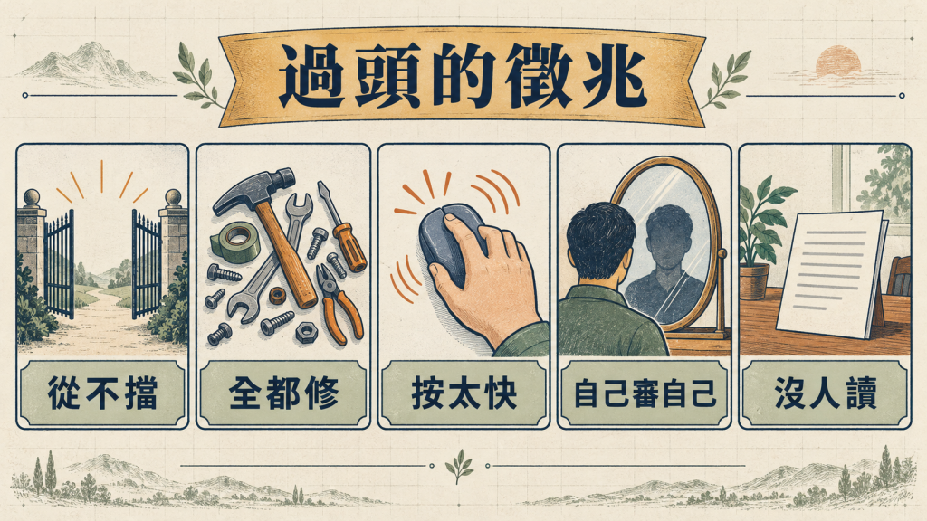 自動化過頭的五個徵兆